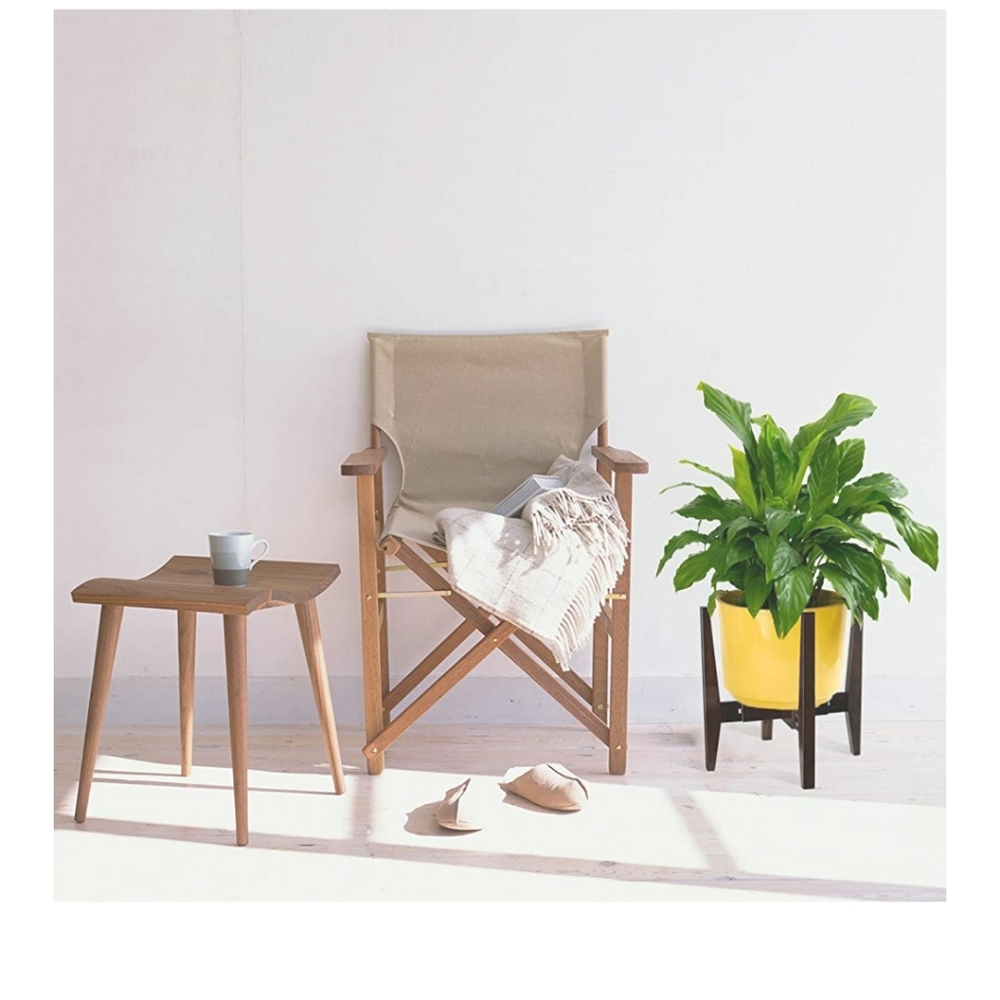 DARK BROWN Adjustable Indoor Plant Stand - Picture 2 of 6